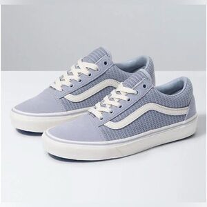 VANS Old Skool Suede Multi Woven Blue Grey Men’s